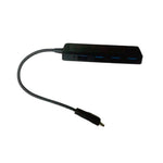 OKAHAMA | HUB USB C TO USB 4 PORTS | NEGRO