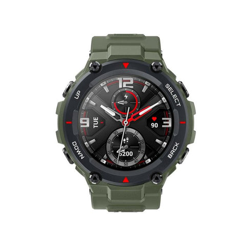 Xiaomi | Amazfit T Rex | Militar Pantalla 1.3¨| GPS satelite | 20 Dias BAT | Resistente Agua | 50MTS | Frio 40c | Niebla salida 96h | humedad 240h | 14 Modos De Deporte | Verde