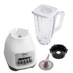 Oster | Licuadora | 2 Velocidades Más Pulso y Jarra De Plástico | 1.25Ltr | BLANCA