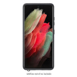 Samsung Estuche | S21ULTRA | Protectivo Marco Transparente | NEGRO