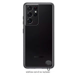 Samsung Estuche | S21ULTRA | Protectivo Marco Transparente | NEGRO