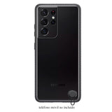 Samsung Estuche | S21ULTRA | Protectivo Marco Transparente | NEGRO