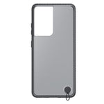 Samsung Estuche | S21ULTRA | Protectivo Marco Transparente | NEGRO