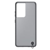 Samsung Estuche | S21ULTRA | Protectivo Marco Transparente | NEGRO