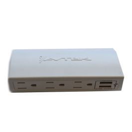 Avtek | Protector De Voltaje | Port Til Para Equipos Electrónicos | 1800va 115 Joules | 120 vol | Blanco
