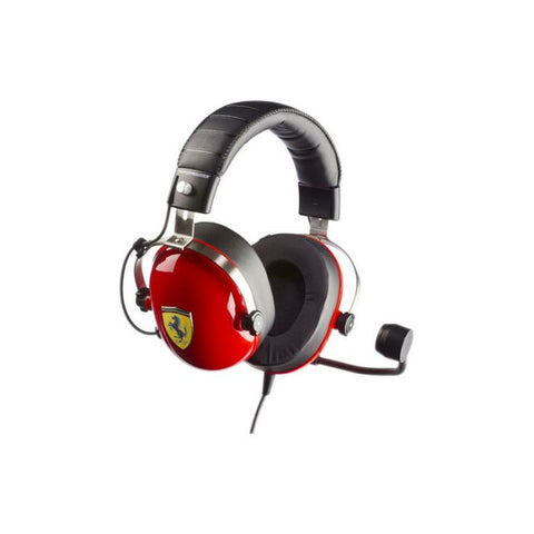 THRUSTMASTER | AUDIFONO | 4060105 | EDICION | FERRARI | 50MM | DRIVER | Microfono Unidirecconal Funcion MUTE | Rojo/Negro