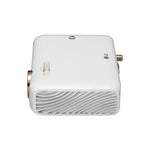 LG | PROYECTOR | ULTRA PORTATIL | LED DE HASTA 30 000 | HORAS 550 ANSI | HD 1270X720 | BATERIA HASTA 2.5 HORAS | WIRELESS | MIRRONING | BLUETOOH | USB | PLUG & PLAY | BLANCO