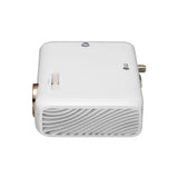 LG | PROYECTOR | ULTRA PORTATIL | LED DE HASTA 30 000 | HORAS 550 ANSI | HD 1270X720 | BATERIA HASTA 2.5 HORAS | WIRELESS | MIRRONING | BLUETOOH | USB | PLUG & PLAY | BLANCO