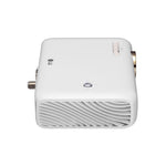 LG | PROYECTOR | ULTRA PORTATIL | LED DE HASTA 30 000 | HORAS 550 ANSI | HD 1270X720 | BATERIA HASTA 2.5 HORAS | WIRELESS | MIRRONING | BLUETOOH | USB | PLUG & PLAY | BLANCO