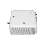 LG | PROYECTOR | ULTRA PORTATIL | LED DE HASTA 30 000 | HORAS 550 ANSI | HD 1270X720 | BATERIA HASTA 2.5 HORAS | WIRELESS | MIRRONING | BLUETOOH | USB | PLUG & PLAY | BLANCO