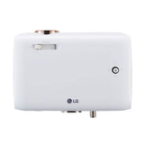 LG | PROYECTOR | ULTRA PORTATIL | LED DE HASTA 30 000 | HORAS 550 ANSI | HD 1270X720 | BATERIA HASTA 2.5 HORAS | WIRELESS | MIRRONING | BLUETOOH | USB | PLUG & PLAY | BLANCO