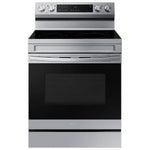 Samsung | Estufa Electrica | Fan Convection | 5 Quemadores | Air Fry | WiFi | Auto Limpieza | Negro