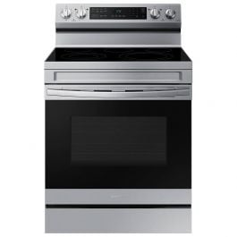 Samsung | Estufa Electrica | Fan Convection | 5 Quemadores | Air Fry | WiFi | Auto Limpieza | Negro