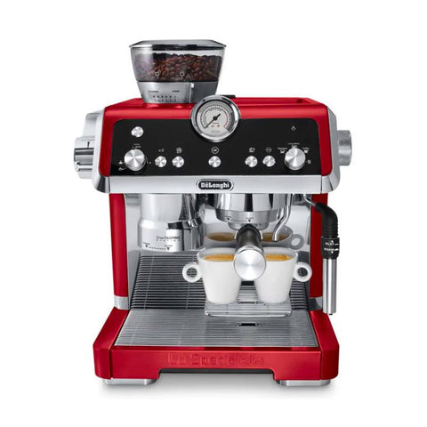 DELONGHI | RED La Specialista | Espresso Machine with Sensor Grinder | Dual Heating System | Stainless Steel | ROJO
