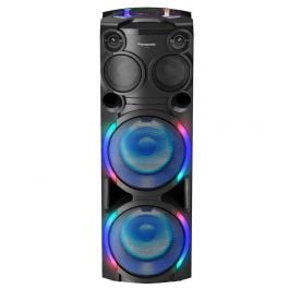 PANASONIC | EQUIPO ONE BODY | 2000W RMS | AIRQUAKE BASS | CD | FM | 2 USB | BLUETOOTH 5.0 | FULL KARAOKE FUNCION DJ | 2 MIC | INPUT | NEGRO