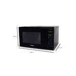 PANASONIC | MICROONDAS 13 P3 | 10 NIVELES DE POTENCIA | 1100W | PANEL DIGITAL EN ESPAÑOL | BLOQUEO PARA NIÑOS | COLOR NEGRO