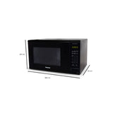 PANASONIC | MICROONDAS 13 P3 | 10 NIVELES DE POTENCIA | 1100W | PANEL DIGITAL EN ESPAÑOL | BLOQUEO PARA NIÑOS | COLOR NEGRO