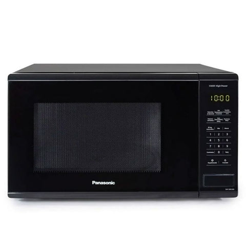 PANASONIC | MICROONDAS 13 P3 | 10 NIVELES DE POTENCIA | 1100W | PANEL DIGITAL EN ESPAÑOL | BLOQUEO PARA NIÑOS | COLOR NEGRO