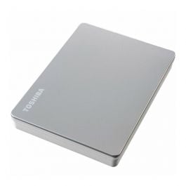 Toshiba | 2TB | Disco Portatil | Canvio Flex | Con Cables USB C y USB A | Plateado