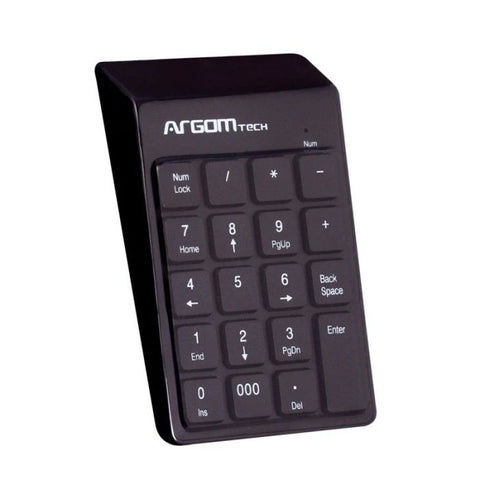 ARGOM | NUMERIC KEY PAD | USB | 19 KEYS | NEGRO