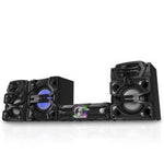 Minicomponente Panasonic | 2200W RMS | 4GB | Bluetooth | Airquake Bass | 2 USB | Radio AM FM | Full Karaoke