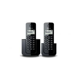 PANASONIC | KIT DE TELEPHONE | CON 2 AURICULARES | DECT LLAMADA CONFERENCIA INTERCOM | CALLER ID | MEMORA DE 50 FLASH | BLOQUEO DE TECLADO | NEGRO