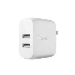 BELKIN | WALL CHARGER | DUAL USB | A W 1M | PVC A C | 24W | BLANCO