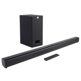 Barra de Sonido | JBL De 2.1 | Canales Con Subwoofer Con Cable | 110 Watts | Bluetooth 4.2 ARC HDMI | Negro