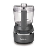 CUISINART | Mini Procesador EVOLUTION | Bol de 4 Tazas 7 | 4 voltios Recargable cable Usb | 20 Minutos RUNTIME | Gris