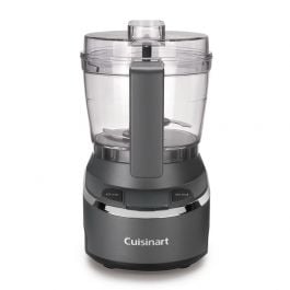 CUISINART | Mini Procesador EVOLUTION | Bol de 4 Tazas 7 | 4 voltios Recargable cable Usb | 20 Minutos RUNTIME | Gris
