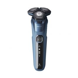 PHILLIPS | AFEITADORA SECO HUMEDO | CABEZALES DE FLEXION 360-D | Wet & Dry Electric Shaver | Integrated Pop-Up Trimmer | Power Adapt Sensor | Azul