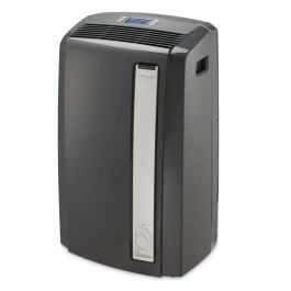 Delonghi Pinguino | 4-en-1 | 12.000 BTU | Aire Acondicionado Portátil | Deshumidificador | Calentador de Espacio | Enfriamiento de Ventilador | Control Remoto | 115V | Negro