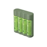 GP | 3800 Cargador | B421 | 4AA Recyko | 2100mAh | Verde
