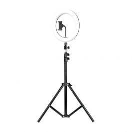 PORTABLE VLOGGER PRO 10 RING LITE LED 3 MODES REMOTE TIPODE FLX
