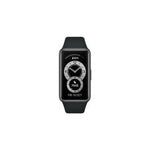 HUAWEI BAND 6 | Monitoreo De Sue O Y Rastrea Ritmo Card | Aco SpO2 | USB Integrado Para Carga | Directa Notificacion De llamada y Mensaje | 11 Modo De Ej | NEGRO