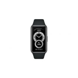 HUAWEI BAND 6 | Monitoreo De Sue O Y Rastrea Ritmo Card | Aco SpO2 | USB Integrado Para Carga | Directa Notificacion De llamada y Mensaje | 11 Modo De Ej | NEGRO