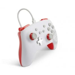 CONTROLER ALÁMBRICO PARA NITENDO SWITCH MARIO BLANCO