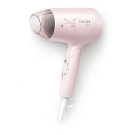 PHILIPS | SECADOR DE CABELLO | PORTATIL DE 1200W | MANGO PLEGABLE | 3 AJUSTES DE VELOCIDAD | TECNOLOGIA THERMOPROTEC | ROSADO