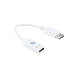 JASCO | ADAPTADOR | MALE DISPLAY PORT | A FEMALE HDMI PORT | BLANCO