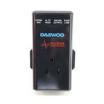 DAEWOO | PROTECTOR DE VOLTAJE | 120V | Computadoras | Tabletas | Tv | Electrodomesticos | Peque | Os | 4 OUTLETS | Negro