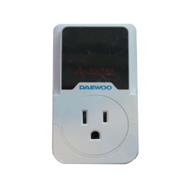DAEWOO | PROTECTOR DE VOLTAJE | 120V | Refrigeradoras | TV | Electrodomesticos | Blanco/Negro