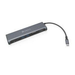 ADAM Elements | Hub USB C 5 en 1 | 4K USB C a HDMI | 60W USB C PD | Lector de Tarjetas SD | 2 Ports USB 3.1 | Gris