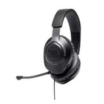 JBL Quantum 100 | On Ear | 3.5mm | Stereo Sound | Noise Isolation | Passive Detachable | Boom Mic | Plastic Headband | Negro