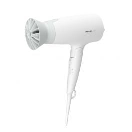 PHILIPS | SECADORA DE CABELLO | TECNOLOGIA IONICA | 6 AJUSTES DE CALOR | 1500Watt THERMO PROTECT | MANGO PLEGABLE | BLANCA