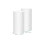 Huawei | Router MESH AC2200 | 2 Unidades | Quad Core 1.4 GHz | 256MB RAM | 128MB FLASH VPN DMZ | Servidor Virtual | 2.4GHZ | Blanco