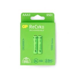 GP 3870 | AAA Recargable | Recyko | 950mAh | Blister De 2 | Verde