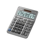 CASIO | CALCULADORA | MESA | 14 DIGIT | TAX SUPER | GRAN PANTALLA | GRIS