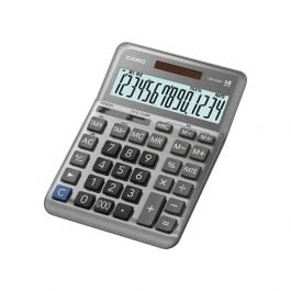CASIO | CALCULADORA | MESA | 14 DIGIT | TAX SUPER | GRAN PANTALLA | GRIS