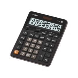 CASIO | CALCULADORA DE MESA | 16 DIGITOS MARGEN | UTILIDAD | GRIS