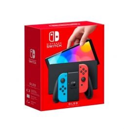 Consola Nintendo Switch OLED | Neon | Pantalla 7" | 64GB | Joy-Con Azul/Rojo